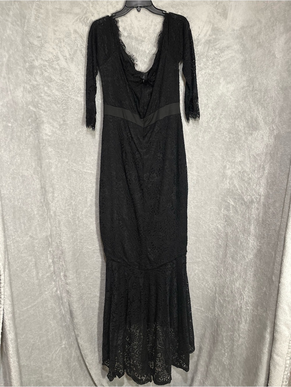 Black Lace Maxi Dress